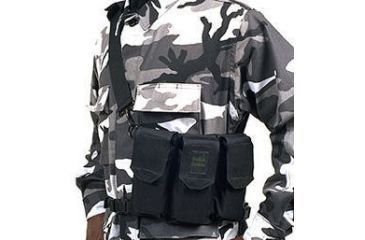 Image of BlackHawk SOS M-16 CHEST POUCH (HG) BLACK 55SOS1BK