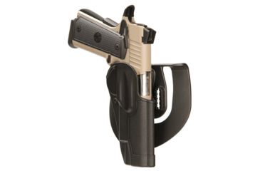 Image of Blackhawk Sportster CQC Holster w/Loop/Paddle, Right Hand, Black - For Glock 26/27/33 415601BK-R
