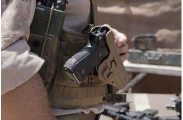 Image of Blackhawk STRIKE Platform with Serpa Holster, Beretta - Left Hand, Coyote Tan 40CL01CT-L