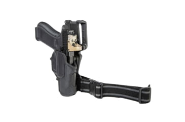 Image of BlackHawk T-Series Level 2 Compact Overt Gun Belt Holster Kit, Glock 26 Glock 26/27/33, Right Hand, Box, Black, 410702BKR