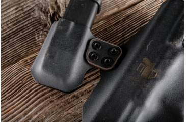 Image of BlackPoint Tactical Dual Point IWB Holster, Fits Sig P365 AXG Legion, Black Kydex &amp; Leather, 1.75 Metal Strut Loop 171991