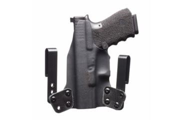 Image of Blackpoint Tactical Leather OWB Mini Wing Holster, SIG SAUER P365, Right Hand, Black, 136547