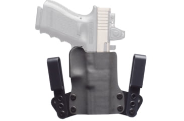 Image of Blackpoint Tactical Leather OWB Mini Wing Holster, SIG SAUER P365, Right Hand, Black, 136547