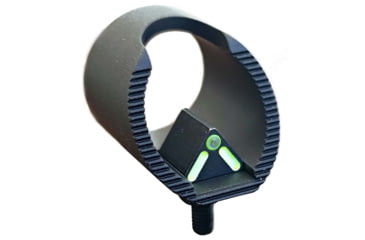 Image of Blitzkrieg Components Benelli/Beretta Chevron Sight Post, Tritium Dot w/ Hood, Luminescent Green, BNCVLGTD3H