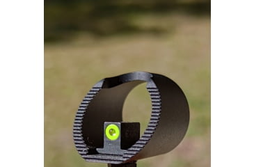 Image of Blitzkrieg Components Benelli/Beretta Flat Circle Dot Sight Post, Tritium Dot w/ Hood, Green, BNFCDGTD3H