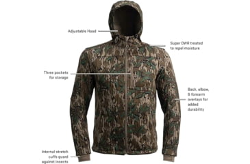 Image of Blocker Outdoors Finisher Turkey Jacket - Mens, MO Greenleaf, Small, 1409016