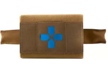 Image of Blue Force Gear Belt Mount Micro Trauma Kit Essentials Supplies, Coyote Brown, BT-TKN-MTKN-ESS-CB
