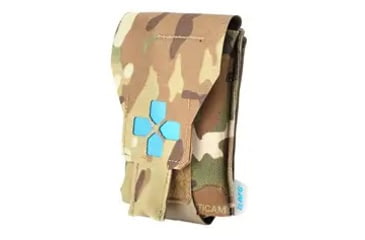 Image of Blue Force Gear Nano ES V2 Micro Trauma Kit NOW! Empty Medical Pouch, Belt Mount, MultiCam, BT-TKN-NANO-02-EMPTY-MC