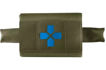 Image of Blue Force Gear Helium Whisper Micro Trauma Kit Essentials Supplies, Ranger Green, HW-TKN-MTKN-ESS-RG
