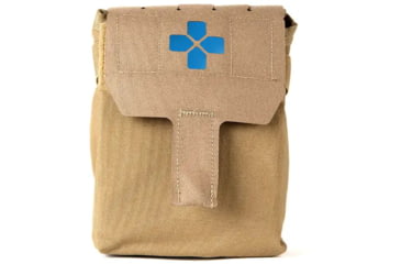 Image of Blue Force Gear Helium Whisper MOLLE Micro Trauma Kit NOW! w/No Contents, Coyote Brown, HW-M-TKN-EMPTY-003-CB