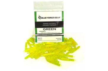 Image of Blue Force Gear MARCO Training Light Refill Pack, 30 light sticks, Green, MARCO-01-GREEN-REFILL-1EA