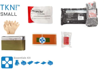 Image of Blue Force Gear Trauma Kit Small, Essential Fill Kit, Black, HW-TKN-SM-ESS-BK