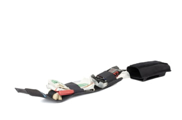 Image of Blue Force Gear Version 2 Helium Whisper Micro Trauma Kit - Empty, Black, Small, HW-TKN-NANO-02-EMPTY-BK