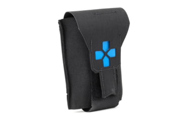 Image of Blue Force Gear Version 2 Helium Whisper Micro Trauma Kit - Empty, Black, Small, HW-TKN-NANO-02-EMPTY-BK