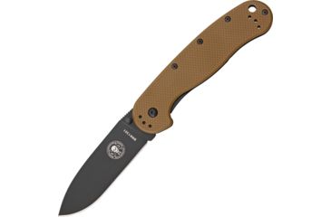Image of Blue Ridge Knives Avispa Coyote Brown Black Knife, Coyote Brown/Black BRK1301CBB