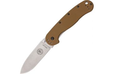 Image of Blue Ridge Knives Avispa Coyote Brown Satin Knife, Coyote Brown/Satin BRK1301CB