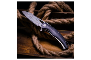 Image of BNB Knives Damascus Black Panther - BNB4045D