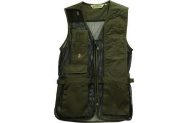 Image of Bob Allen Mesh Shooting Vest, Sage, Right Hand, Large, 30197