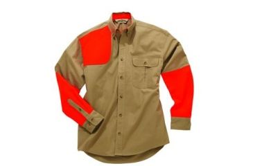 Image of Bob Allen High Prairie Long Sleeve Hunting Shirt, Application: Hunting, Fabric/Material: Cotton, Color: Tan/Orange, Sleeve Type: Long Sleeve