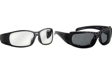 Image of Bobster Ambush 2  Convertible Sunglasses, Black Frame, Smoke &amp; Clear BAMBU201