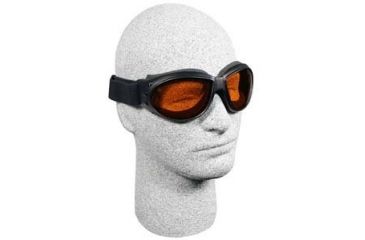 Image of Bobster Cruiser Goggles, Black Frame, Amber Anti-Fog Lenses BCA001A