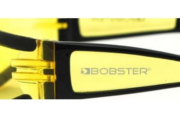 Image of Bobster Shield II Sunglasses, Black Frame, Yellow Lens, ESH204