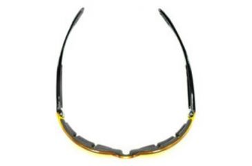 Image of Bobster Shield II Sunglasses, Black Frame, Yellow Lens, ESH204