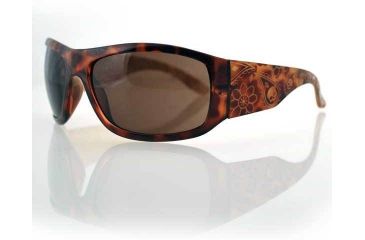 Image of Bobster Vixen Highway Honey RX BiFocal Eyewear, Tortoise Shell Frame, Laser Paisley, Gold