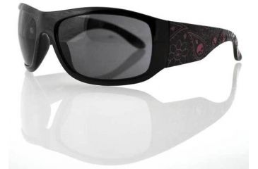 Image of Bobster Vixen Highway Honey RX Bi-Focal Sunglasses, Black Frame, Laser Paisley, Purple