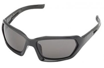 Image of Body Specs 4th Element Single Vision Prescription Sunglasses, Black Shiny Frame, 4TH ELEMENT BLACK.13SV