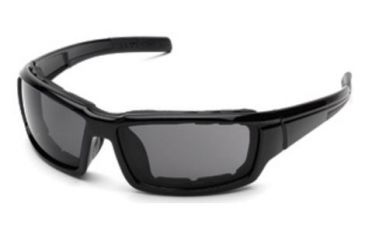 Image of Body Specs Big Mo 3 Sunglasses, Black Shiny Frame, Smoke Lens w/ Gasket Lens, BIG MO-3 BLACK FRAME.13