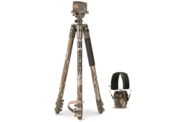 Image of BOG Deathgrip Tripod w/E-Max Pro Muffs, Mossy Oak Bottomland, FDE, 1409158