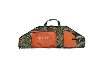 Image of Bohning Standing Soft Case, Camouflage/Neon Orange, 701028CO