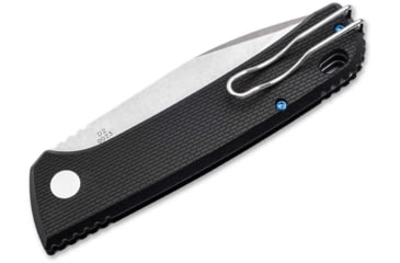 Image of Boker 01Bo920 Frnd 3.35 Drop Point Plain Stonewashed D2 Steel Blade 4.52 Black Grivory Handle