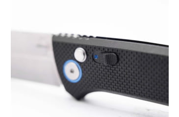 Image of Boker 01Bo920 Frnd 3.35 Drop Point Plain Stonewashed D2 Steel Blade 4.52 Black Grivory Handle