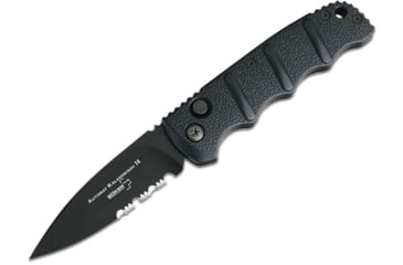 Image of Boker 01Kals100 Kalashnikov 3.35 Drop Point Plain/Serrated Black D2 Steel Blade Aluminum Handle