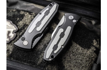 Image of Boker 01Kals136 Kalashnikov 3.35 Clip Point Plain Black D2 Steel Blade Black/Gray Aluminum Handle