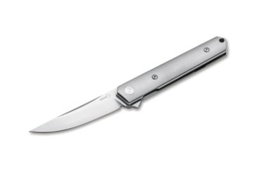 Image of Boker Kwaiken Mini Flipper Titan Folding Knife, 3in, Titanium, D2, Uncoated, 01BO267