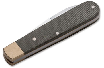 Image of Boker Solingen Barlow Prime Expedition Folding Knife, 2.72in, N690, Micarta, Brass Olive, 112942