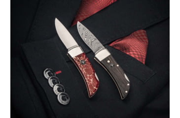 Image of Boker USA Boker Pocket Bog Oak Damascus - 111108DAM