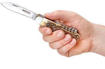 Image of Boker USA Hunting Quadro CPM Knife, Brown, Small, 110649