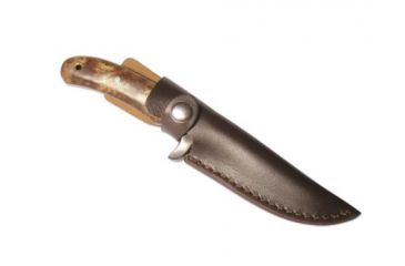 Image of Boker USA Magnum Elk Fb Fixed Blade Knife w/ Leather Sheath 02GL683
