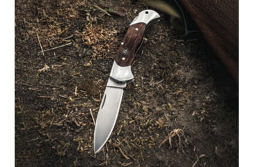 Image of Boker USA Scout Spearpoint Des Ironwood Knife, Brown, Small, 112036