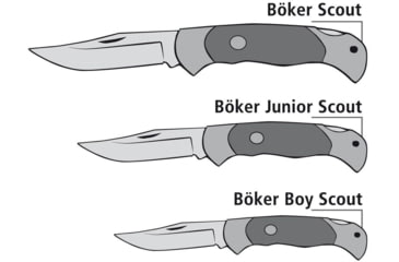 Image of Boker USA Scout Spearpoint Des Ironwood Knife, Brown, Small, 112036