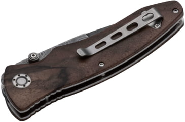 Image of Boker USA Tirpitz Damascus Wood Knife, Brown, Small, 110192DAM