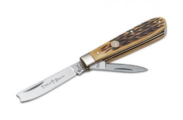 Image of Boker USA Traditional Series Razor Jack Jigged Bone Knife, Brown, Small, 110743