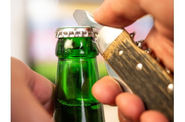 Image of Boker Wine Multi-Tool, 2.36in, 4034 SS Blade, Oak Handle, Gift Boxed, 110185