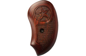 Image of Bond Arms Grip Extended Lam. Rosewood/grey W/laser Star