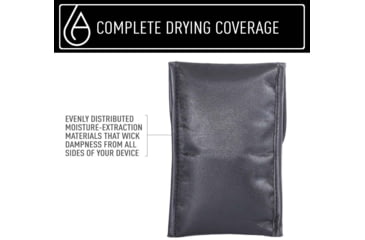 Image of BONE-DRI Small Electronics Rescue Pouch, Black, AP100BL