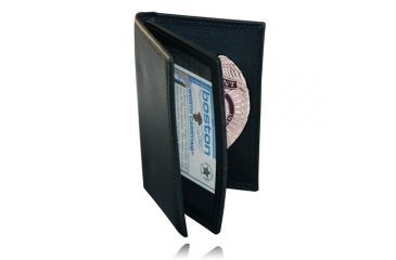 Image of Boston Leather Book Sty Case W/ 2 Windows - 115-S-4009